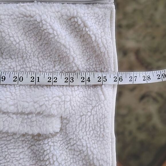 George Natural Sherpa Full-Zip Jacket in Natural size L - Picture 14 of 16